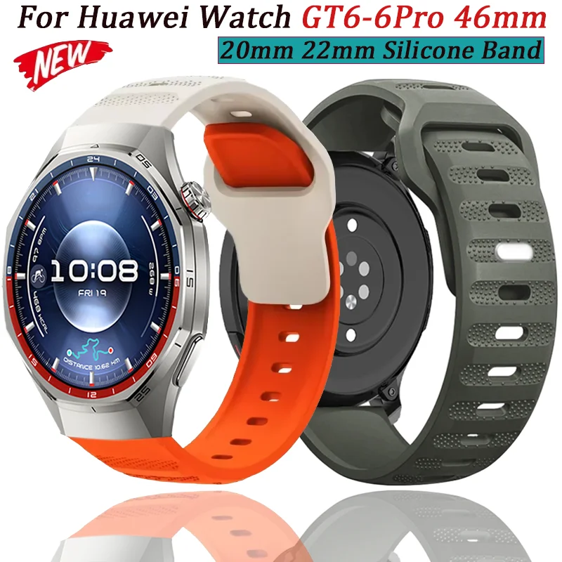 22/20mm Silicone Strap For Huawei Watch 5/4/GT6-5-4 GT5-6 Pro Amazfit Active 2/Bip 6-5 Sport Bracelet Galaxy Watch 7/6/5/4 Band
22/20mm Silicone Strap For Huawei Watch 5/4/GT6-5-4 GT5-6 Pro Amazfit Active 2/Bip 6-5 Sport Bracelet Galaxy Watch 7/6/5/4 Band