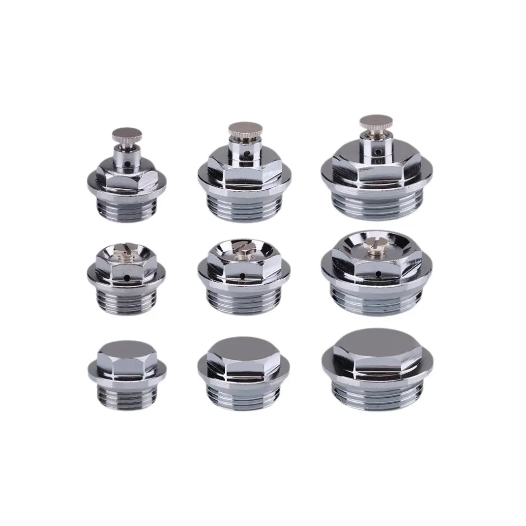 Brass Chome Plated Radiator Plug Iron Air Bleed Valve 1/2 3/4 1inch Hex Head Manual Exhaust Connector Pipe Fitting End Cap Parts
Brass Chome Plated Radiator Plug Iron Air Bleed Valve 1/2 3/4 1inch Hex Head Manual Exhaust Connector Pipe Fitting End Cap Parts