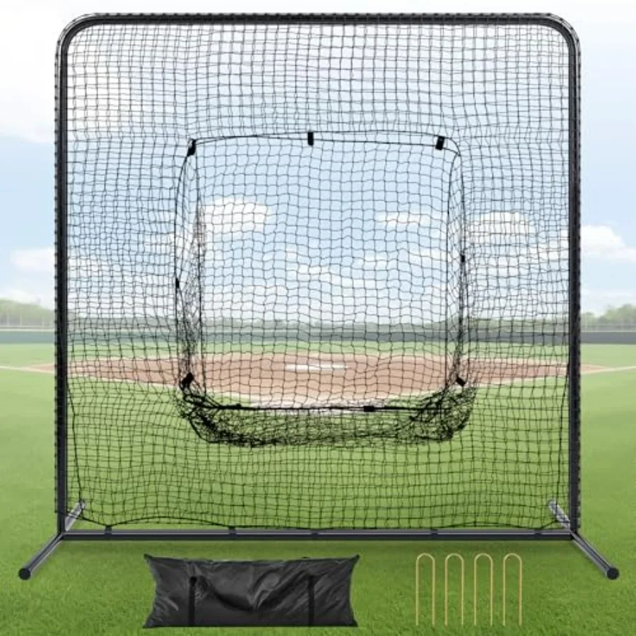 7ft x 7ft Steel Baseball Hitting Net with Storage Bag for Portable Practice Durable Construction for All Skill Levels Ideal for
7ft x 7ft Steel Baseball Hitting Net with Storage Bag for Portable Practice Durable Construction for All Skill Levels Ideal for
