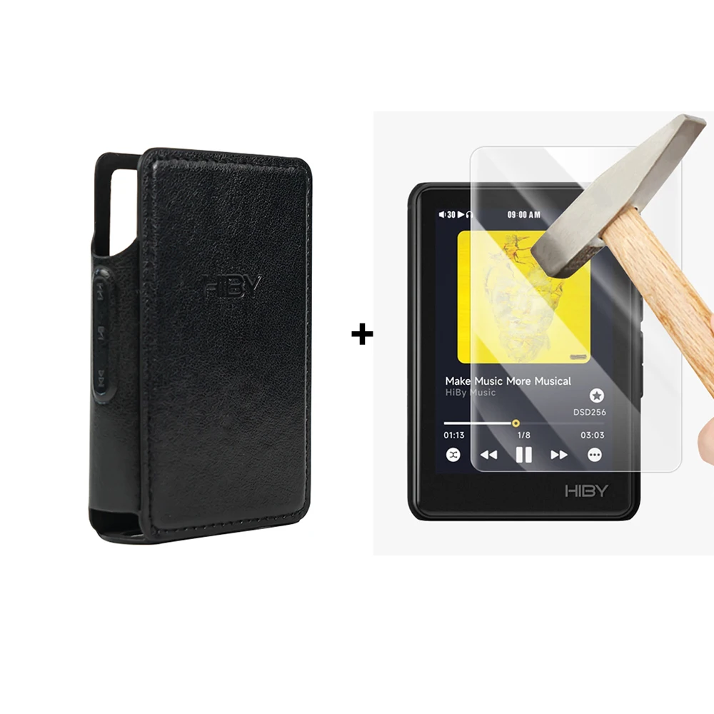 Shockproof Scratch Resistant Protective Leather Shell Skin Case Cover for HiBy R3 II / R3 Gen 2 HiFi MP3 Music Player 
Shockproof Scratch Resistant Protective Leather Shell Skin Case Cover for HiBy R3 II / R3 Gen 2 HiFi MP3 Music Player