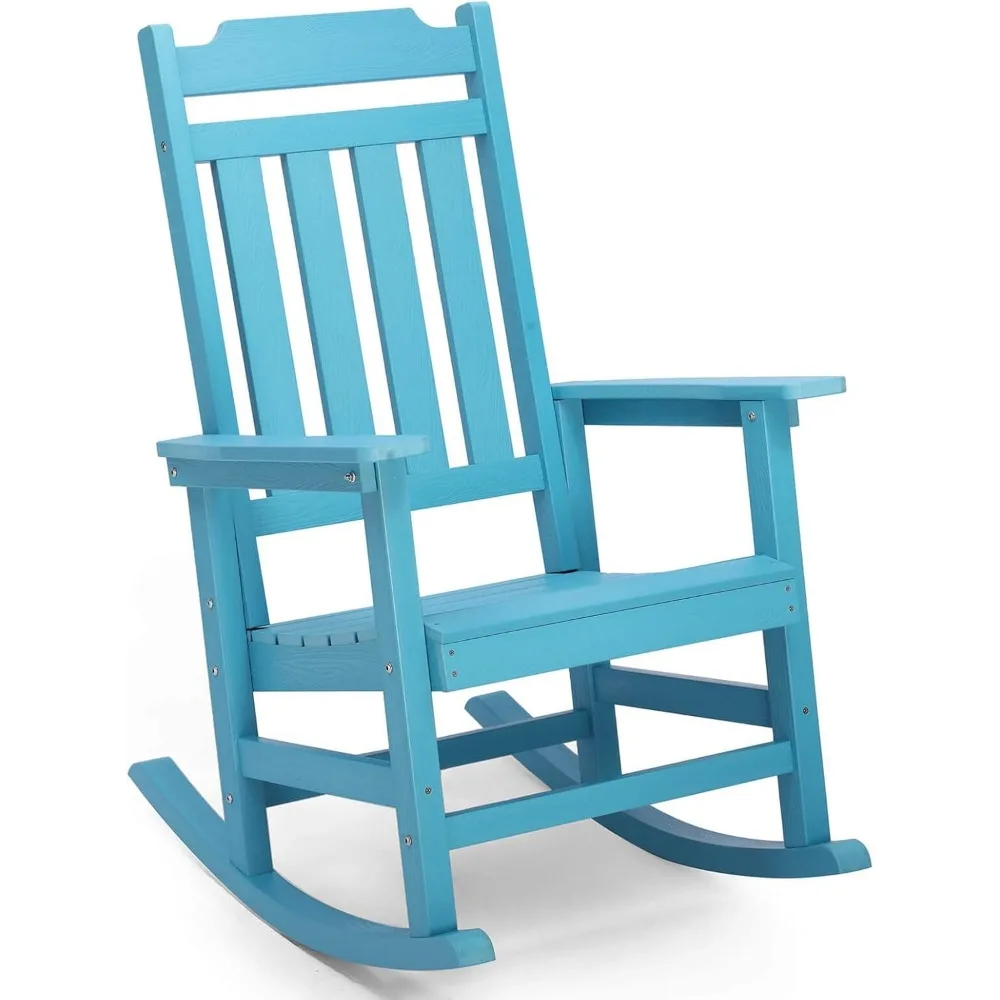 Rocking Chair, All Weather Resistant Poly Lumber Outdoor Porch Rocker, Rocking Chairs for Outdoor, Indoor, Patio, Deck, Garden,
Rocking Chair, All Weather Resistant Poly Lumber Outdoor Porch Rocker, Rocking Chairs for Outdoor, Indoor, Patio, Deck, Garden,