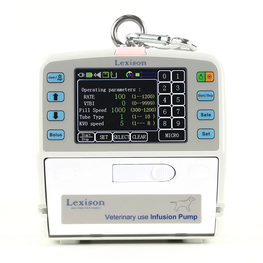 Lexison PRIP-E300V 24 Months Warranty Cheap Price Veterinary IV Infusion Pump with Fluid Warmer Heating Function for Animal Use
Lexison PRIP-E300V 24 Months Warranty Cheap Price Veterinary IV Infusion Pump with Fluid Warmer Heating Function for Animal Use