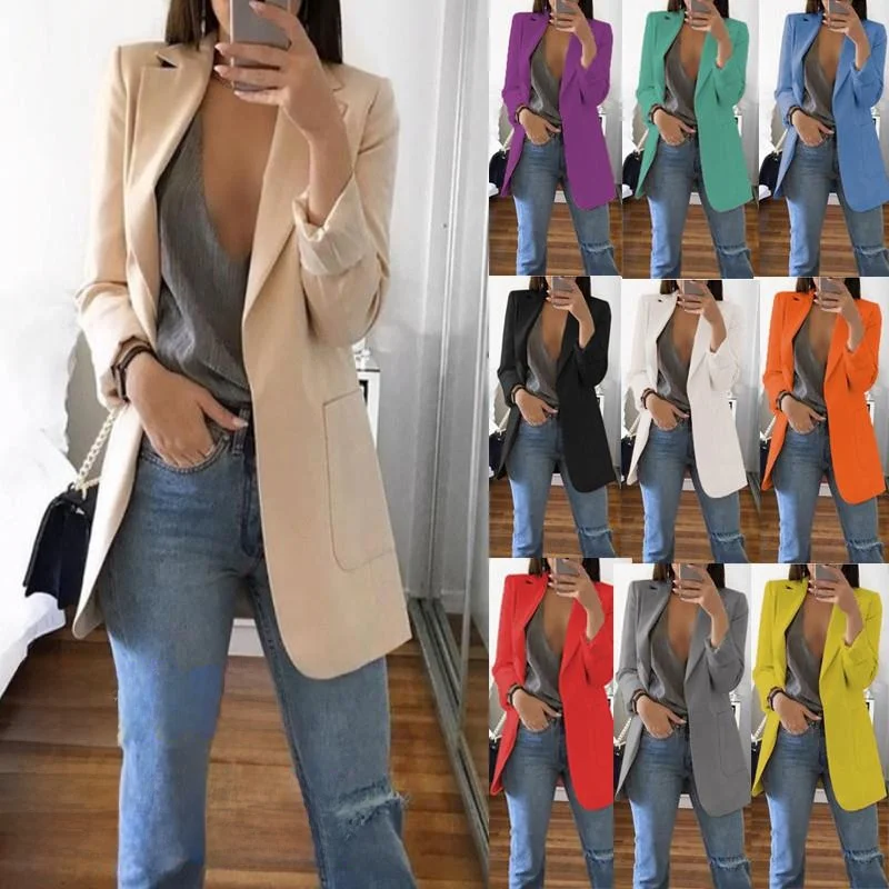 Fashionable Casual 2025 Women's Slim Fit Cardigan Style Coat with Turn-down Collar Elegant Spring Autumn Season Outerwear
Fashionable Casual 2025 Women's Slim Fit Cardigan Style Coat with Turn-down Collar Elegant Spring Autumn Season Outerwear