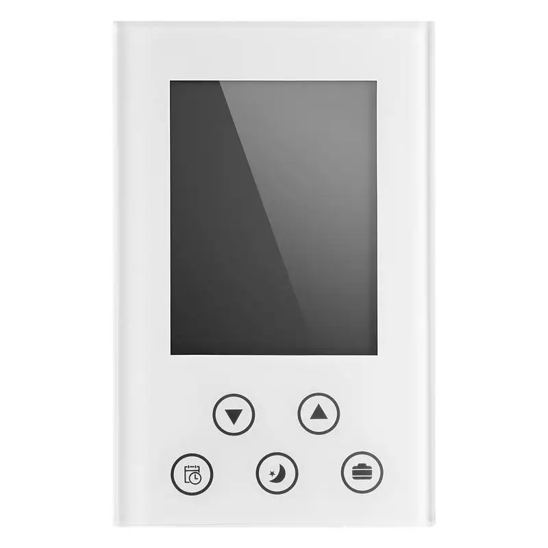 7-Day Programmable Thermostat, Home Thermostats for Radiant Underfloor Heating Cable, Heat Pump, Built-in GFCI & Sensitive Sensor, LED Screen with Backlight, Energy-Efficient, White
7-Day Programmable Thermostat, Home Thermostats for Radiant Underfloor Heating Cable, Heat Pump, Built-in GFCI & Sensitive Sensor, LED Screen with Backlight, Energy-Efficient, White