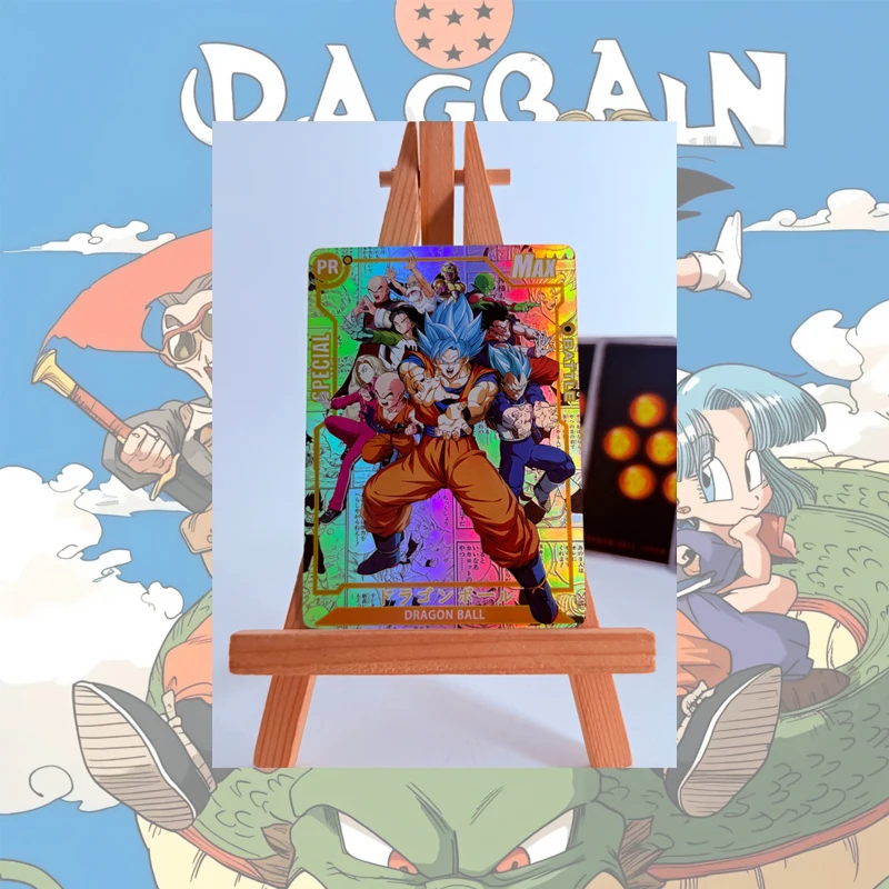 Anime Dragon Ball Diy Homemade Refracted Laser Color Flash Cards Son Goku Trunks Vegeta Iv Android 18 Frieza Collectible Cards
Anime Dragon Ball Diy Homemade Refracted Laser Color Flash Cards Son Goku Trunks Vegeta Iv Android 18 Frieza Collectible Cards