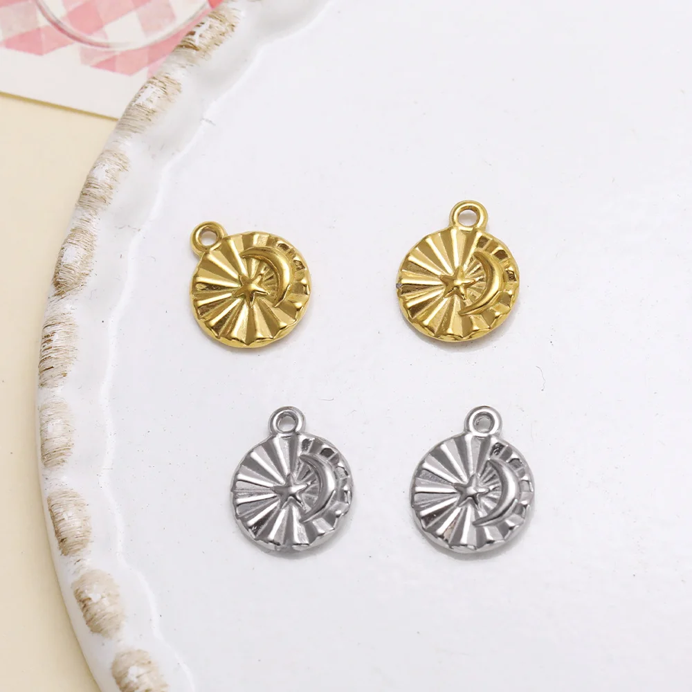 Cordial Design 10*12MM 100Pcs Stainless Steel/Jewelry Accessories/Hand Made/Round Moon Shape/DIY Charms For Necklace #195221 
Cordial Design 10*12MM 100Pcs Stainless Steel/Jewelry Accessories/Hand Made/Round Moon Shape/DIY Charms For Necklace #195221