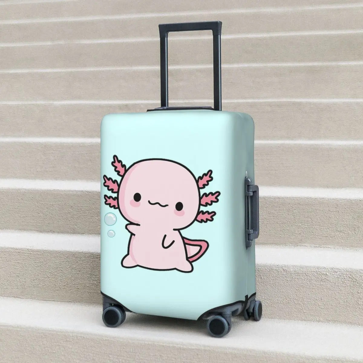 Милый чехол для чемодана Axolotl Salute, эластичные защитные чехлы для дорожного багажа на 18-32 дюймов 
Милый чехол для чемодана Axolotl Salute, эластичные защитные чехлы для дорожного багажа на 18-32 дюймов