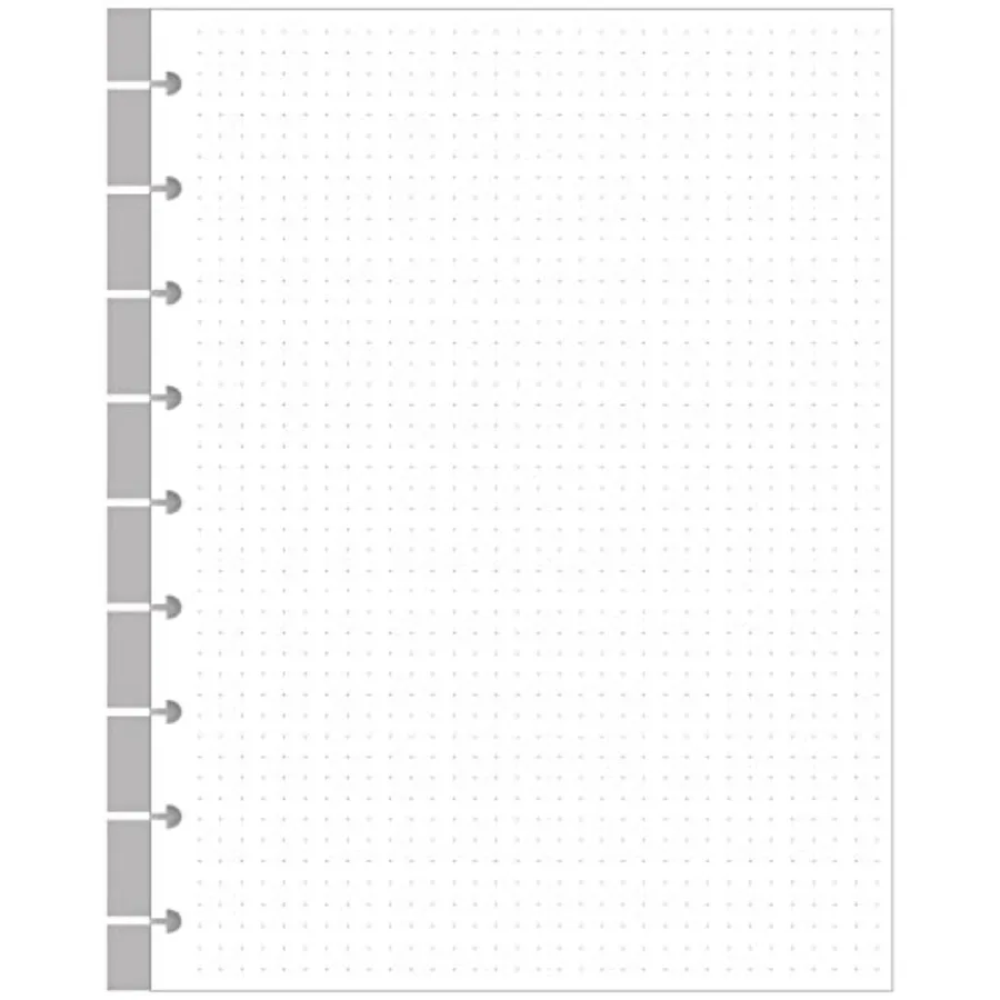 Classic Size Discbound Grid Refill Paper, 9-Disc Discbound Pre-punched Happy Planner Inserts, /Pages Loose-Leaf Paper, 100 gsm,
Classic Size Discbound Grid Refill Paper, 9-Disc Discbound Pre-punched Happy Planner Inserts, /Pages Loose-Leaf Paper, 100 gsm,
