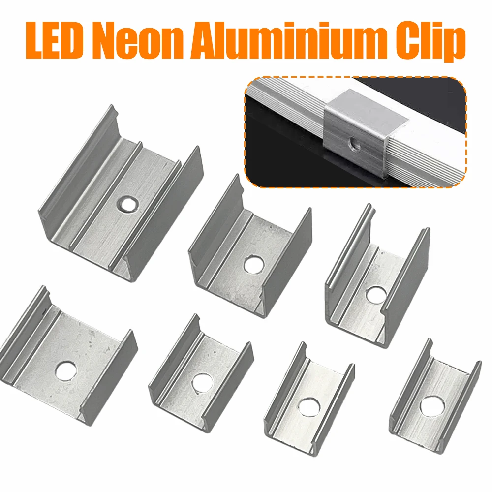 Led Neon Tube Fixed Clips High Quality Accessories Aluminium Buckle Connector For WS2811 WS2812B Strip Light Silica Gel Holder
Led Neon Tube Fixed Clips High Quality Accessories Aluminium Buckle Connector For WS2811 WS2812B Strip Light Silica Gel Holder