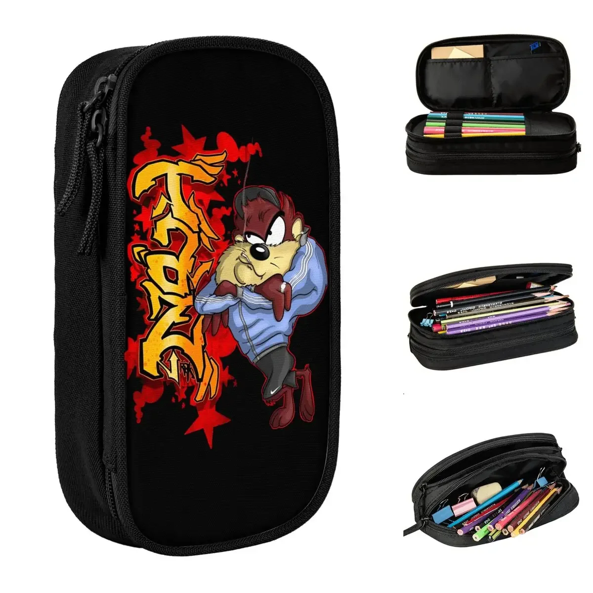 Creative Space Jam Tazs Pencil Case Pencilcases Pen Holder for Student Big Capacity Pencil Bags Students School Accessories
Creative Space Jam Tazs Pencil Case Pencilcases Pen Holder for Student Big Capacity Pencil Bags Students School Accessories