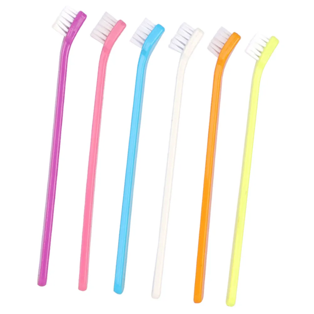 6 Pcs Pet Toothbrush Soft Bristles Plastic Dogs Cats Oral Care Cleaning Tools Portable Home Orange Yellow
6 Pcs Pet Toothbrush Soft Bristles Plastic Dogs Cats Oral Care Cleaning Tools Portable Home Orange Yellow