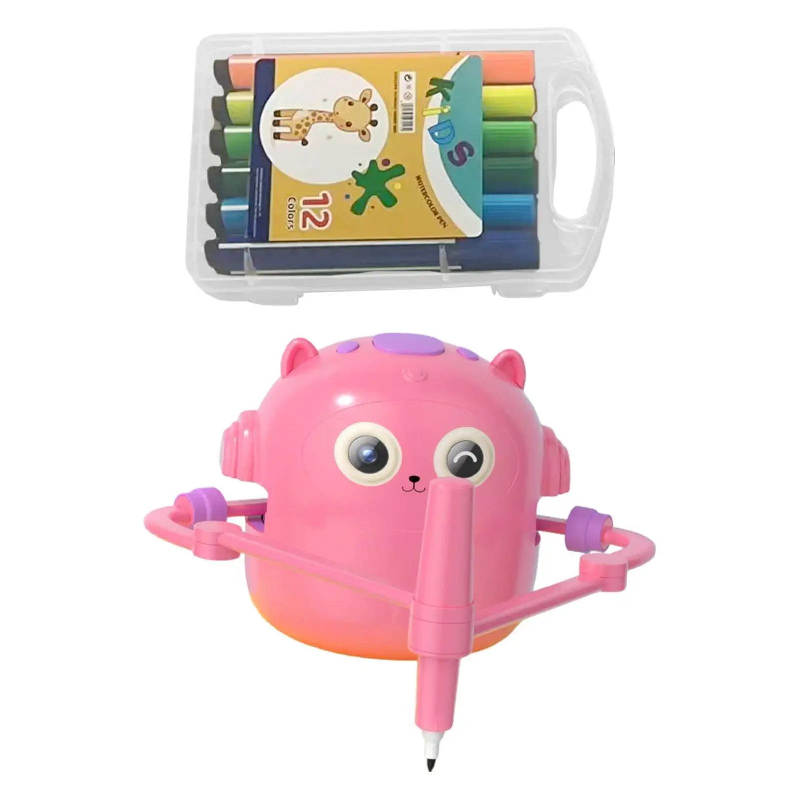 Educational Drawing Robot for Kids Painting Learning Toy Creative Portable Cute for 3 4 5 6 7 8 Year Old Birthday Gift
Educational Drawing Robot for Kids Painting Learning Toy Creative Portable Cute for 3 4 5 6 7 8 Year Old Birthday Gift