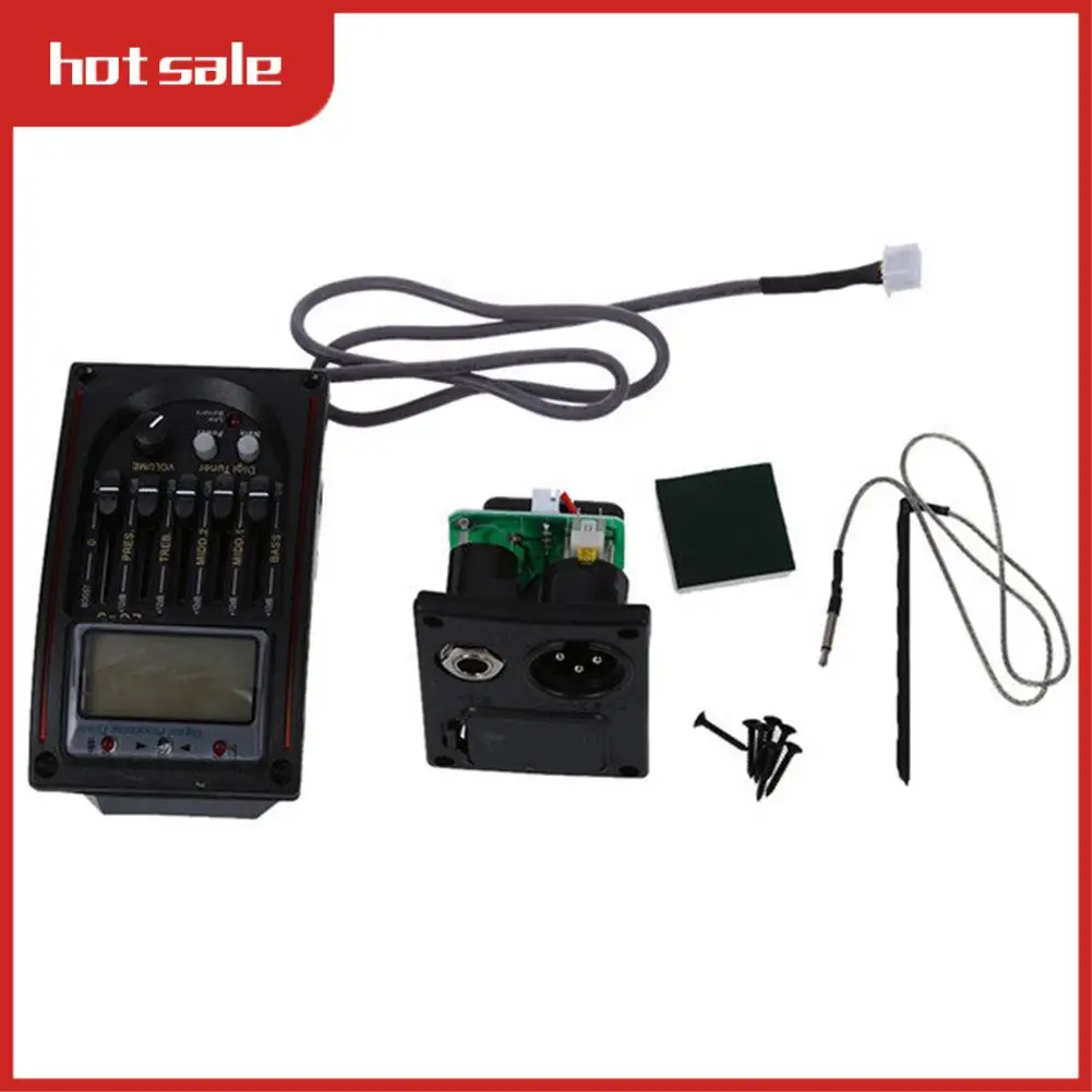 AC22-LC-5 5 Band EQ Equalizer Pickup,Acoustic Guitar Preamplifier Tuner With LCD Tuner And Volume Control
AC22-LC-5 5 Band EQ Equalizer Pickup,Acoustic Guitar Preamplifier Tuner With LCD Tuner And Volume Control
