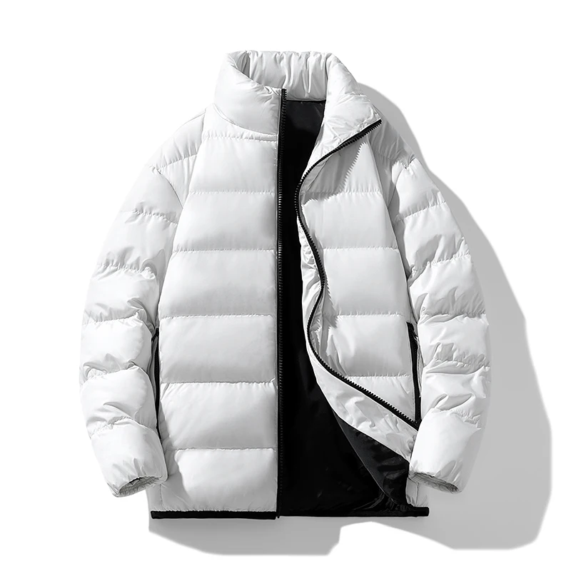 Winter Casual Parkas Stand Collar Fashion Outdoor Jackets Autumn Male Warm Clothes Windproof Waterproof Solid Color Zipper Coats
Winter Casual Parkas Stand Collar Fashion Outdoor Jackets Autumn Male Warm Clothes Windproof Waterproof Solid Color Zipper Coats