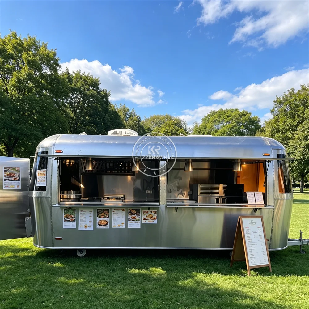 Fully Equipped Mobile Street Food Truck Trailer Customized Pizza Burger Food Trailer With Commercial Kitchen Setup
Fully Equipped Mobile Street Food Truck Trailer Customized Pizza Burger Food Trailer With Commercial Kitchen Setup