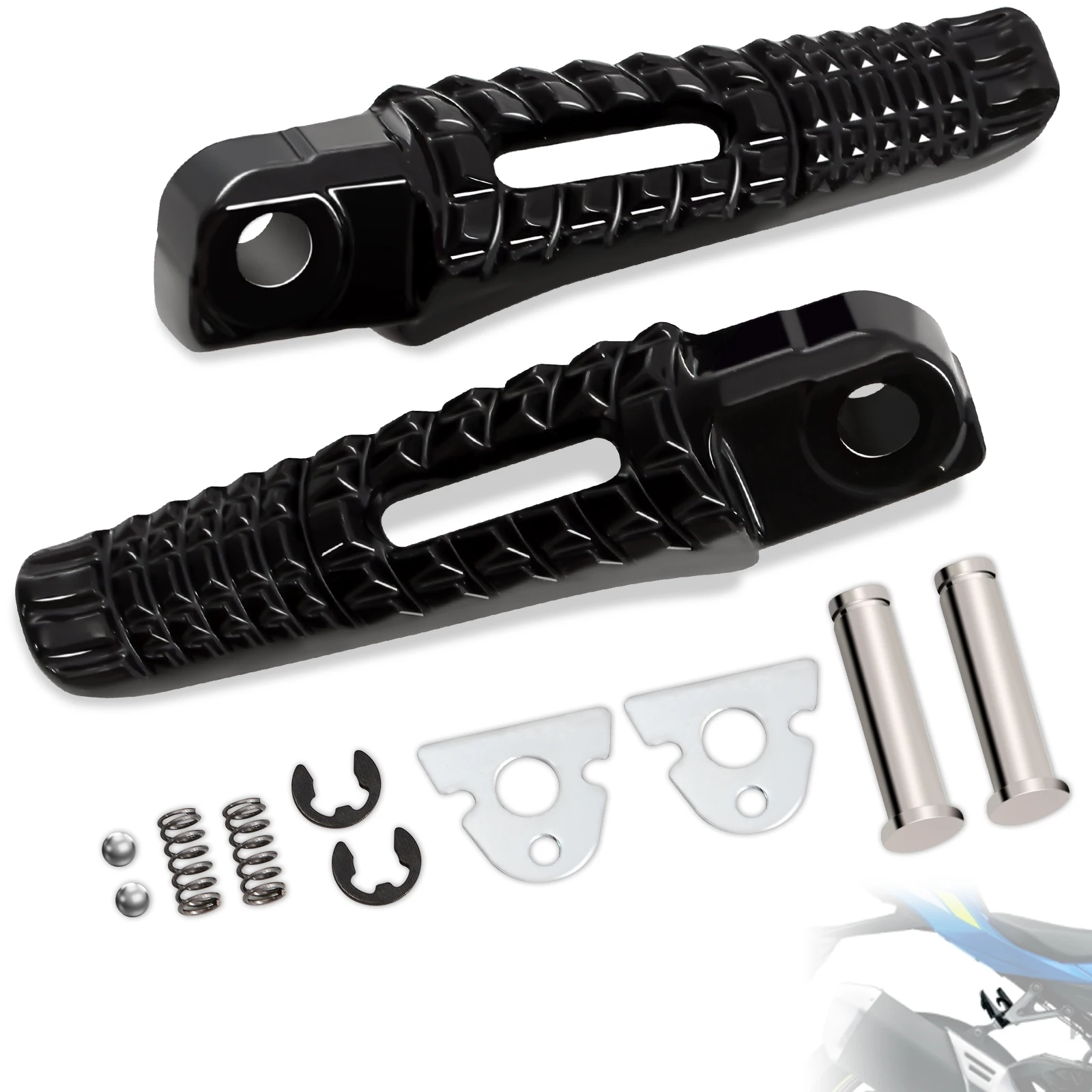 Motorbike Rear Passenger Footrest for SUZUKI GSX-R1000 2015-2022 GSX-R600/GSX-R750 2016-2024 GSX-R1000R GSX-S1000 GSX-S750 SV650
Motorbike Rear Passenger Footrest for SUZUKI GSX-R1000 2015-2022 GSX-R600/GSX-R750 2016-2024 GSX-R1000R GSX-S1000 GSX-S750 SV650