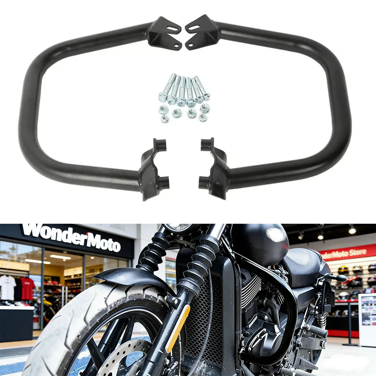 Motorcycle Frame Protection Engine Guard Crash Bars for Harley Street 500 750 XG750 XG500 2015-2020 Street Rod XG750A 2017-2020
Motorcycle Frame Protection Engine Guard Crash Bars for Harley Street 500 750 XG750 XG500 2015-2020 Street Rod XG750A 2017-2020