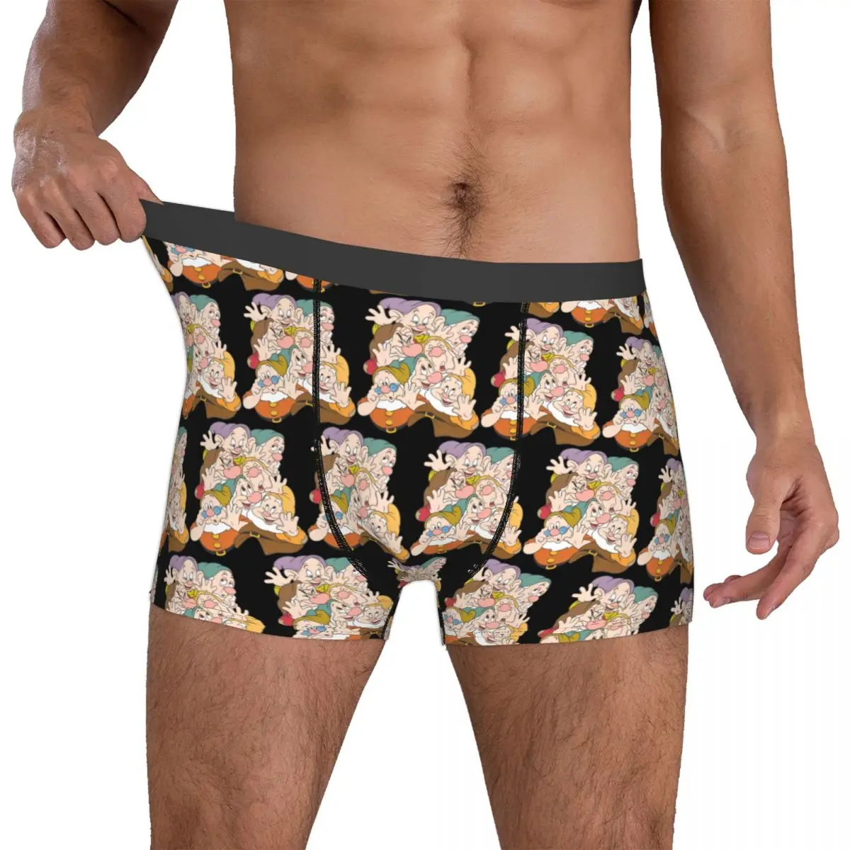 Custom Male Fashion Seven Dwarfs Underwear Doc Sleepy Sneezy Boxer Briefs Stretch Shorts Panties Underpants
Custom Male Fashion Seven Dwarfs Underwear Doc Sleepy Sneezy Boxer Briefs Stretch Shorts Panties Underpants