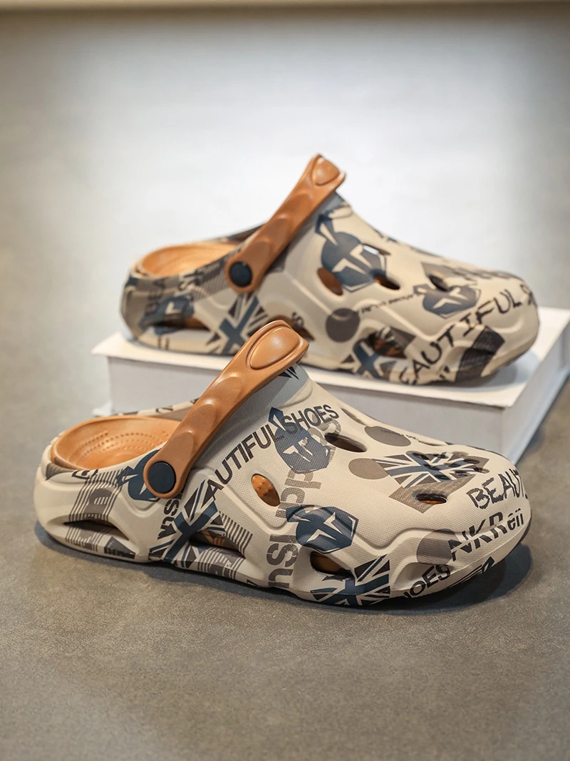 Casual Slip-On Slippers Thick Bottom Anti-Slip Driving Dual-Purpose Summer Hole Hole Shoes Comfortable Sensation Beach Shoes
Casual Slip-On Slippers Thick Bottom Anti-Slip Driving Dual-Purpose Summer Hole Hole Shoes Comfortable Sensation Beach Shoes