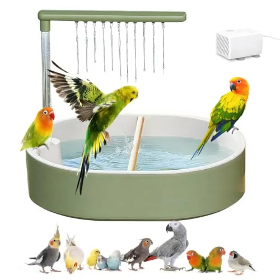 【Spot goods】Parrot Bathtub Bird Automatic Bath ShowerLarge Bird Shower Fountain Indoor Bathtub with Running Water Contains USB
【Spot goods】Parrot Bathtub Bird Automatic Bath ShowerLarge Bird Shower Fountain Indoor Bathtub with Running Water Contains USB