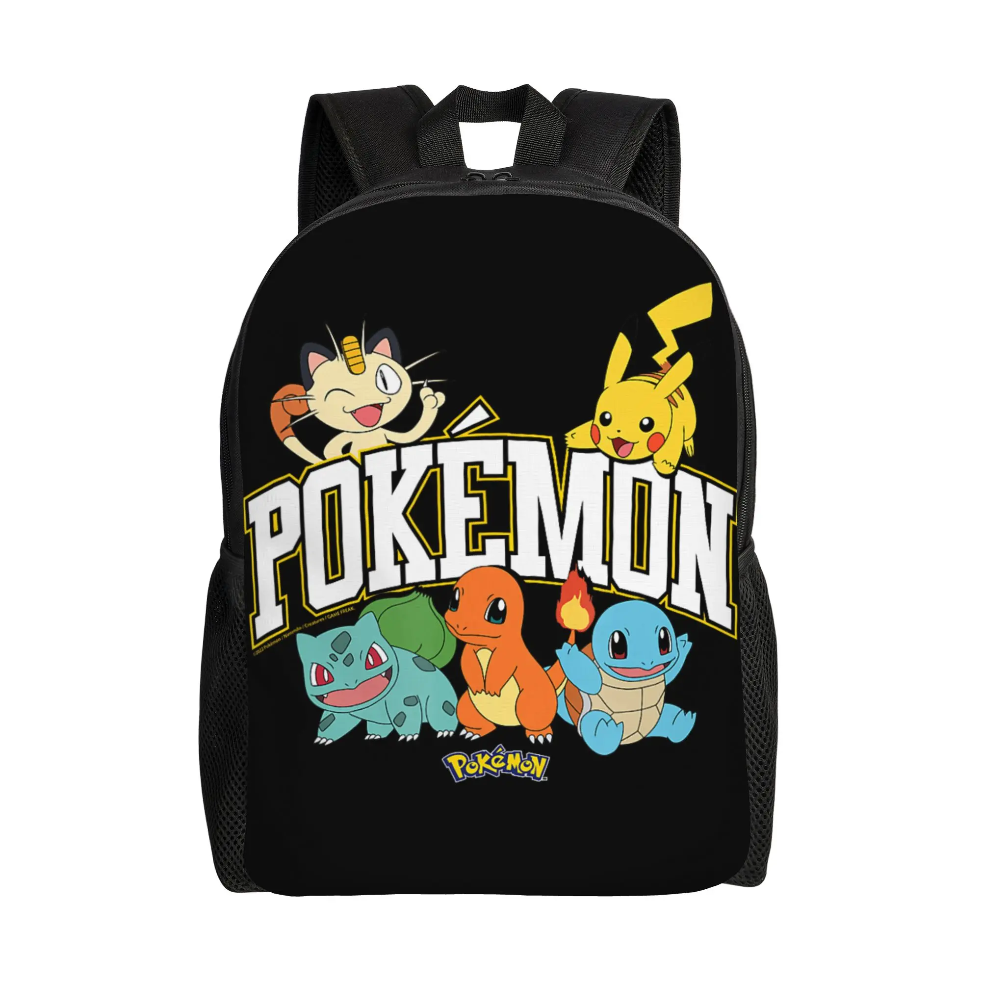 Bandai backpacks Pokemon Pikachu Charmander Bulbasaur Squirtle Meowth Daypack mochila Office Work Large Capacity Rucksack
Bandai backpacks Pokemon Pikachu Charmander Bulbasaur Squirtle Meowth Daypack mochila Office Work Large Capacity Rucksack