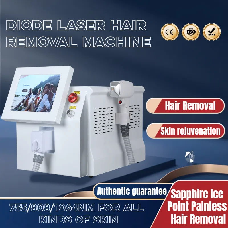 Diode Laser Hair Removal Machine Professional Man or Woman lasers Ice Pitanium 755nm 808nm 1064nm Laser hair removal Machine
Diode Laser Hair Removal Machine Professional Man or Woman lasers Ice Pitanium 755nm 808nm 1064nm Laser hair removal Machine
