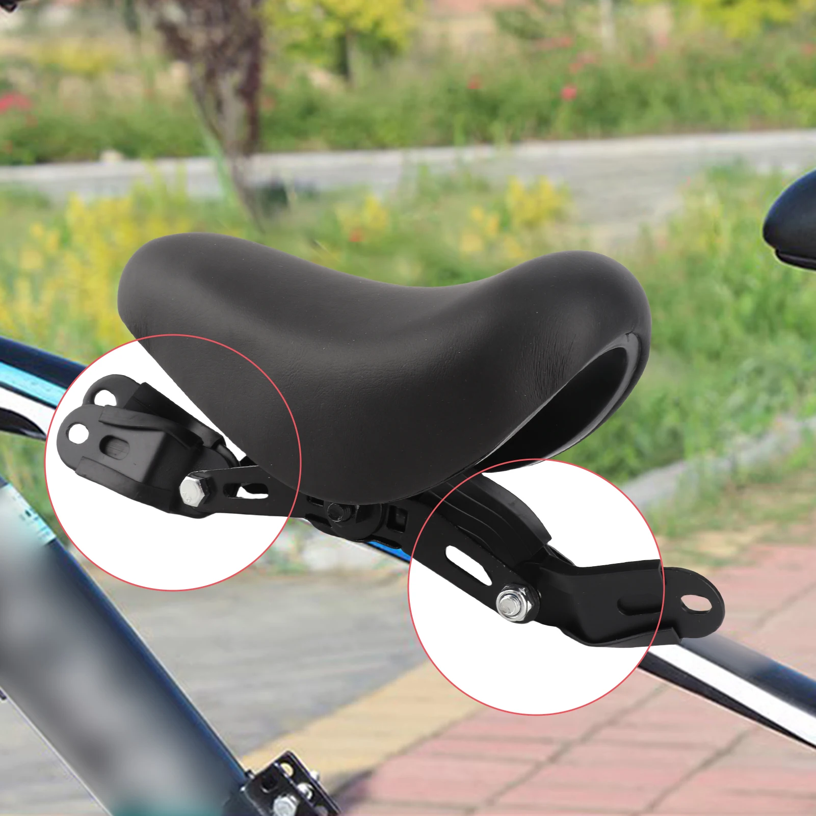 Front Mount Kids Bicycle Seat Set Adjustable Child Safety Bike Seat with Handlebar & Foldable Footrest for Mountain Bike
Front Mount Kids Bicycle Seat Set Adjustable Child Safety Bike Seat with Handlebar & Foldable Footrest for Mountain Bike