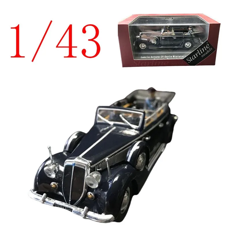 Diecast 1/43 Scale Lancia Mussolini 1938 Alloy Model Cars Play Vehicles Toys for Boys Gift Original Box
Diecast 1/43 Scale Lancia Mussolini 1938 Alloy Model Cars Play Vehicles Toys for Boys Gift Original Box