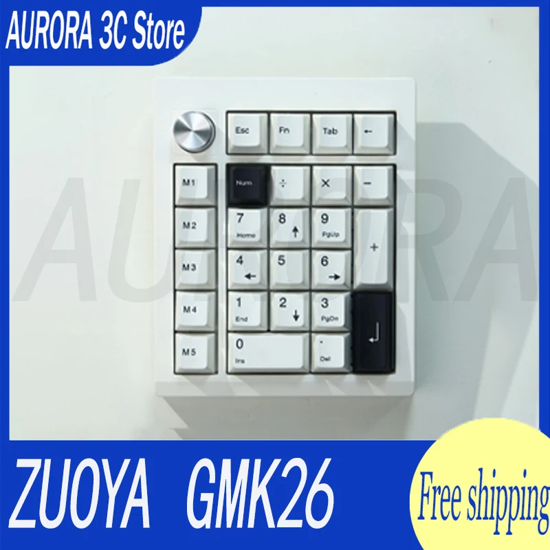 Механическая клавиатура ZUOYA GMK26, многофункциональная мини-клавиатура Konb с тремя режимами, RGB, функция горячей замены, QMK, индивидуальные офисные подарки
Механическая клавиатура ZUOYA GMK26, многофункциональная мини-клавиатура Konb с тремя режимами, RGB, функция горячей замены, QMK, индивидуальные офисные подарки
