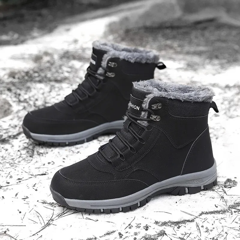 Lovers Snow Boots Fashion Plush Warm Winter Shoes For Man Quality Waterproof Non Slip Hiking Boots Designer Shoes Zapatos Hombre
Lovers Snow Boots Fashion Plush Warm Winter Shoes For Man Quality Waterproof Non Slip Hiking Boots Designer Shoes Zapatos Hombre