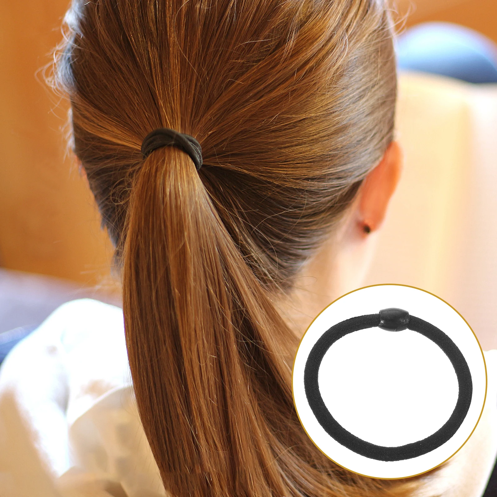 100pcs Elastic Ties Women Accessories Premium Nylon Bands Ponytail Holders Classic Black Beads Hair Styling For Thin Hair Multi
100pcs Elastic Ties Women Accessories Premium Nylon Bands Ponytail Holders Classic Black Beads Hair Styling For Thin Hair Multi