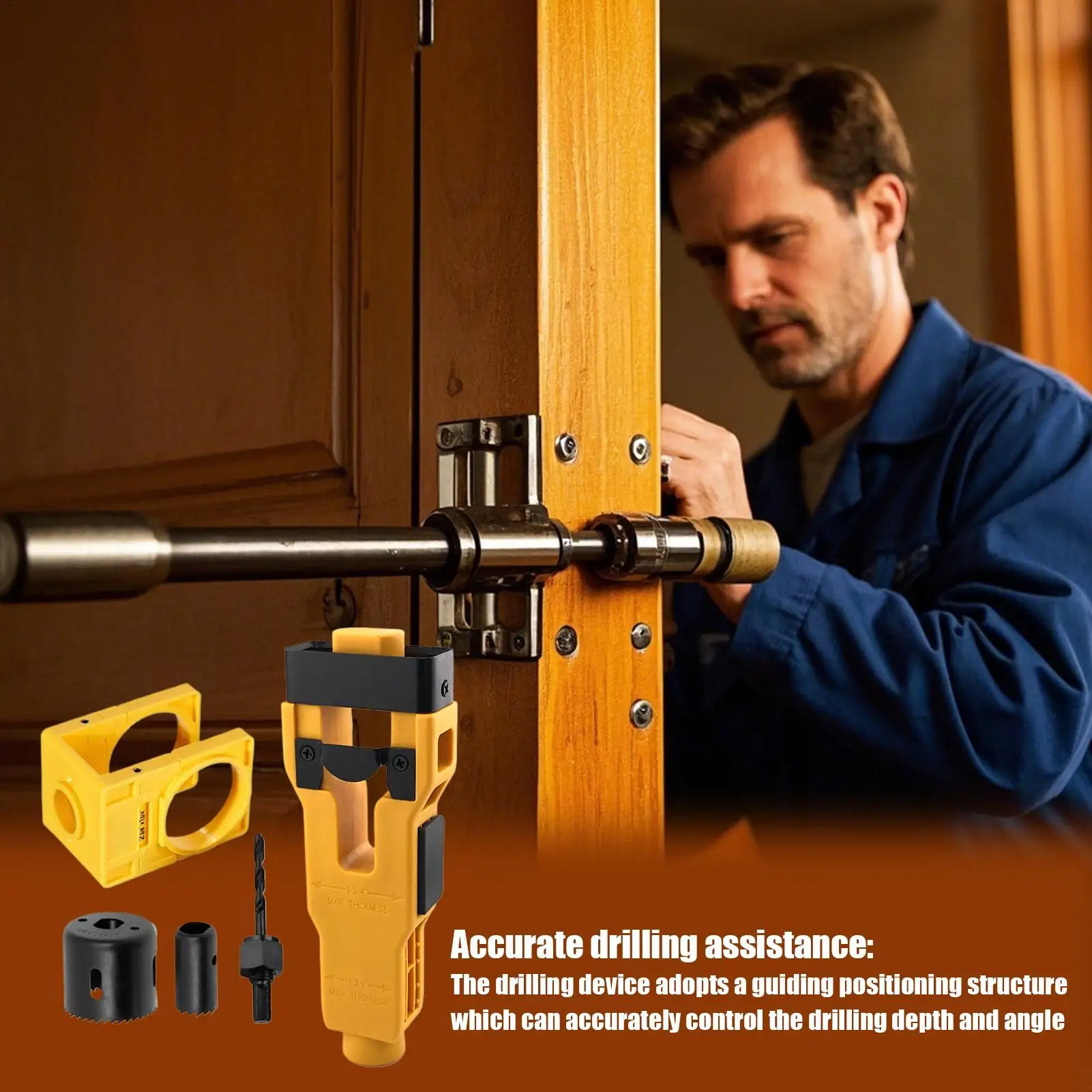 Deadbolt Installation Kit Accurate Door Jig Lock Replacement Parts For Stud Window Garage Shop Entry Balcony Bookcase Cabinet
Deadbolt Installation Kit Accurate Door Jig Lock Replacement Parts For Stud Window Garage Shop Entry Balcony Bookcase Cabinet