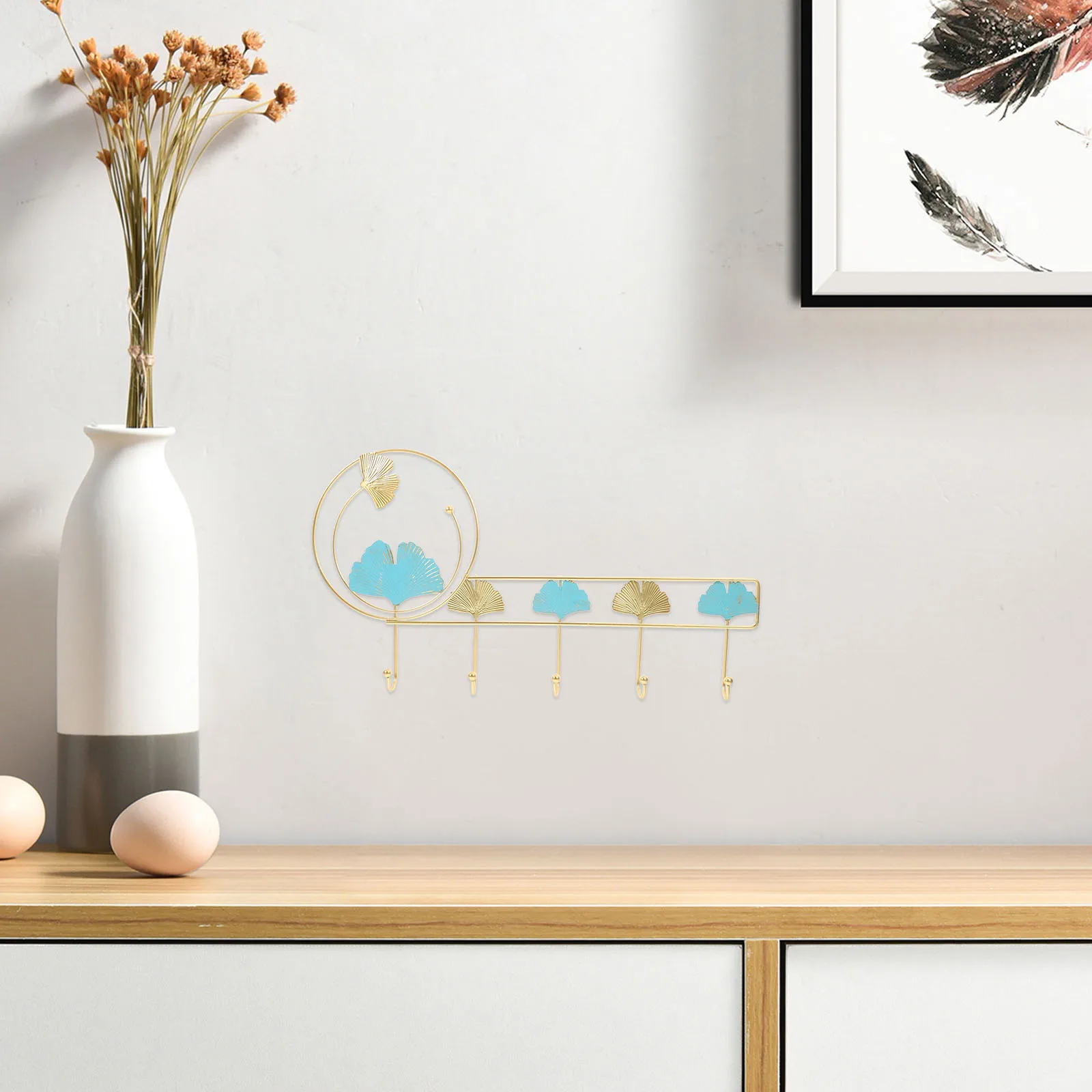 Hook Key Storage Clothes Hangers Bag Holder Vintage Ginkgo Leaf Coat Rack Decorative Hooks Iron Entryway Wall
Hook Key Storage Clothes Hangers Bag Holder Vintage Ginkgo Leaf Coat Rack Decorative Hooks Iron Entryway Wall