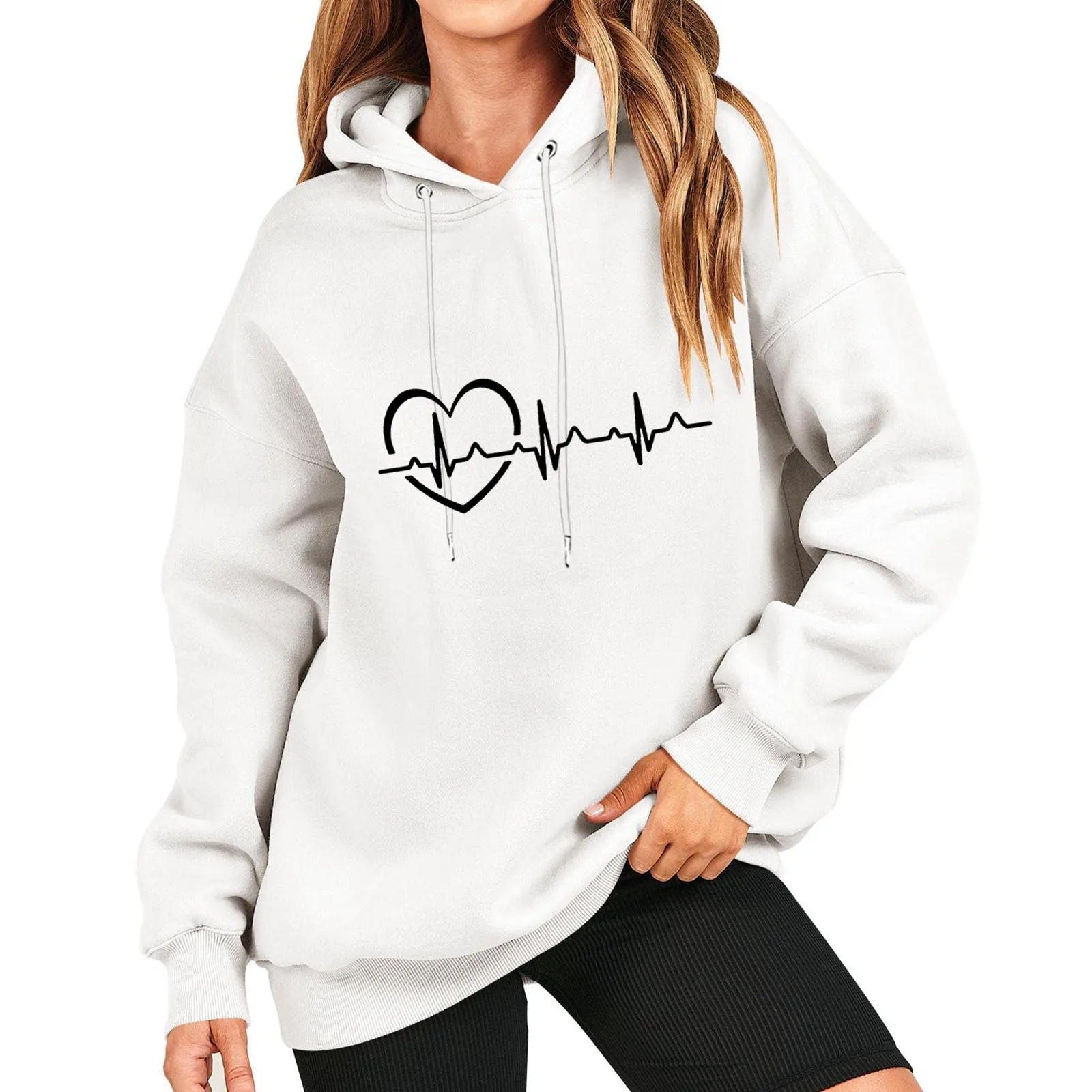 Women's Leisure Fashion Couple No PocketRadio Printing Drawstring Pullover Sweater Kpop Bluza Damska Korean Style
Women's Leisure Fashion Couple No PocketRadio Printing Drawstring Pullover Sweater Kpop Bluza Damska Korean Style