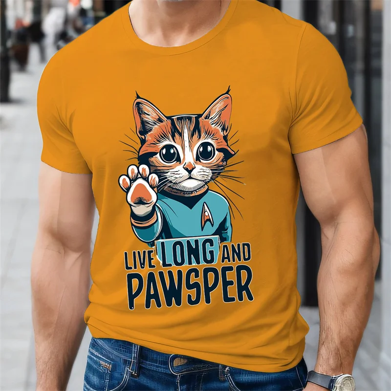 Cute Cartoon Cat Graphic T-Shirt Men Kids 3D Printed Animal Tees Summer Fashion Short Sleeve Round Neck Street Fitness T Shirts
Cute Cartoon Cat Graphic T-Shirt Men Kids 3D Printed Animal Tees Summer Fashion Short Sleeve Round Neck Street Fitness T Shirts