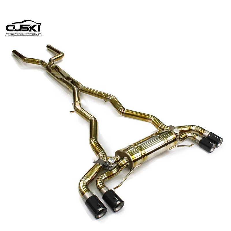 Высококачественная титановая выхлопная труба для M5 F90 4,4 T 2018-2023 гоночная Автомобильная выхлопная система Valvetronic Catback выхлопная труба
Высококачественная титановая выхлопная труба для M5 F90 4,4 T 2018-2023 гоночная Автомобильная выхлопная система Valvetronic Catback выхлопная труба