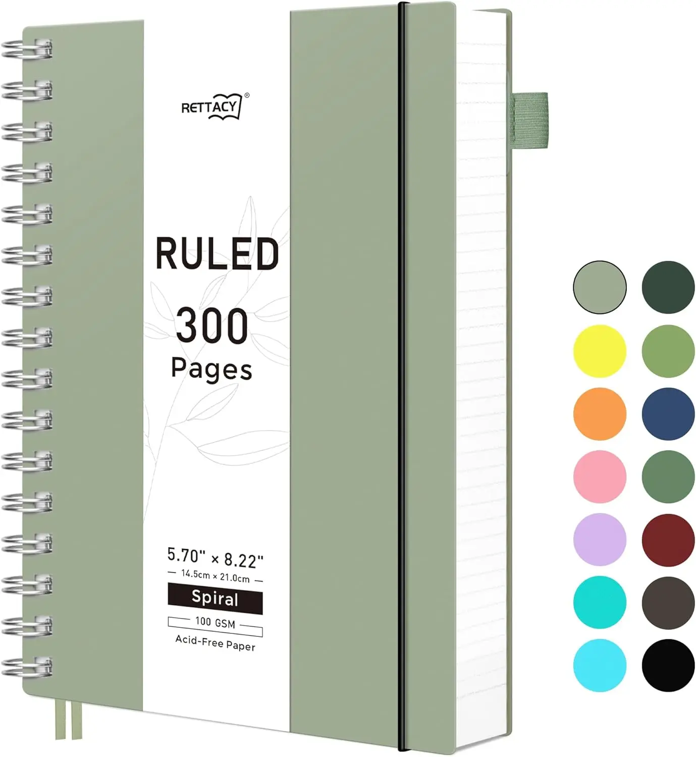 Spiral College Ruled Notebook 300 Pages A5 Medium 5.7x8.2 inch for School Work Writing Journaling 100 GSM Thick Paper Flexible
Spiral College Ruled Notebook 300 Pages A5 Medium 5.7x8.2 inch for School Work Writing Journaling 100 GSM Thick Paper Flexible