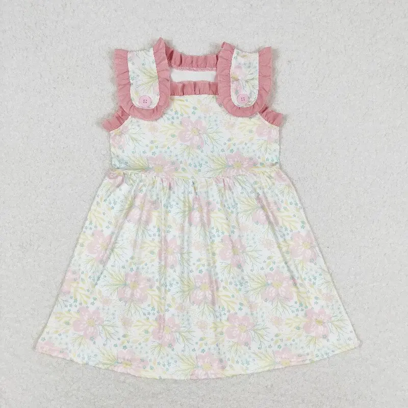 New rts baby girls summer dresses wholesale boutique pink yellow flower pink lace sleeveless dress
New rts baby girls summer dresses wholesale boutique pink yellow flower pink lace sleeveless dress