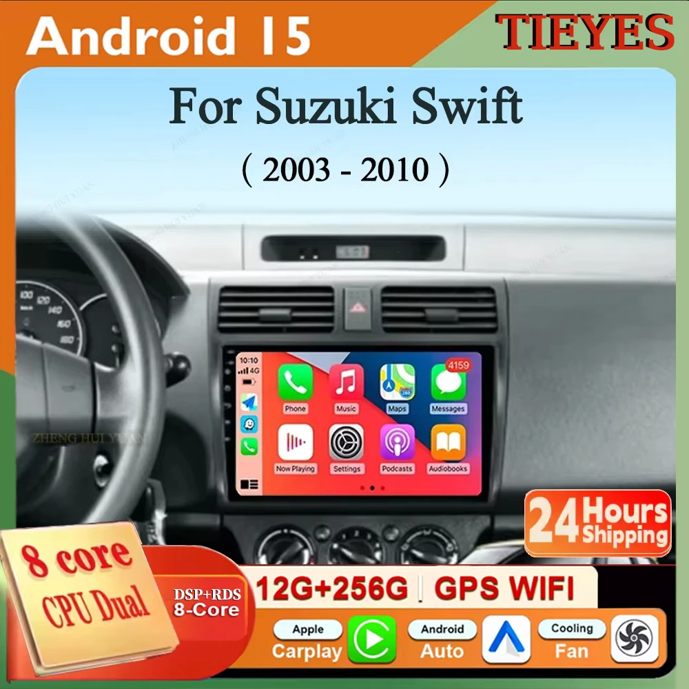 For Suzuki Swift 2003 - 2010 2K QLED Android 15 CarPlay Car Radio 4G WIFI GPS Multimedia Video Player GPS stereo Head UnitAUTO
For Suzuki Swift 2003 - 2010 2K QLED Android 15 CarPlay Car Radio 4G WIFI GPS Multimedia Video Player GPS stereo Head UnitAUTO