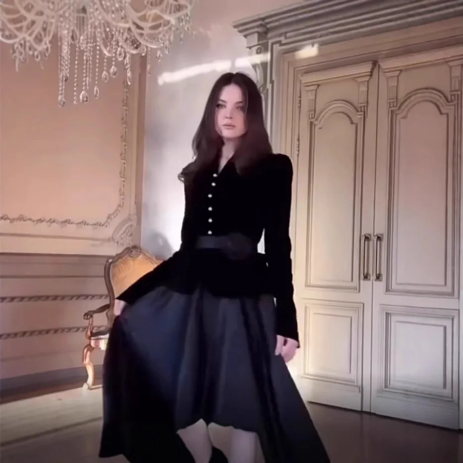 Юбка, комплект из 2 предметов, женское скромное пальто, длинные юбки, костюм на шнуровке, однобортный топ, наряды, Дубай, ислам, 2025 мусульманский женский ансамбль
Юбка, комплект из 2 предметов, женское скромное пальто, длинные юбки, костюм на шнуровке, однобортный топ, наряды, Дубай, ислам, 2025 мусульманский женский ансамбль