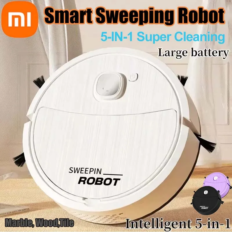 Xiaomi 5-в-1 автоматический подметальный робот-пылесос всасывающая машина для мытья полов устройство кухонные роботы беспроводной уборщик
Xiaomi 5-в-1 автоматический подметальный робот-пылесос всасывающая машина для мытья полов устройство кухонные роботы беспроводной уборщик