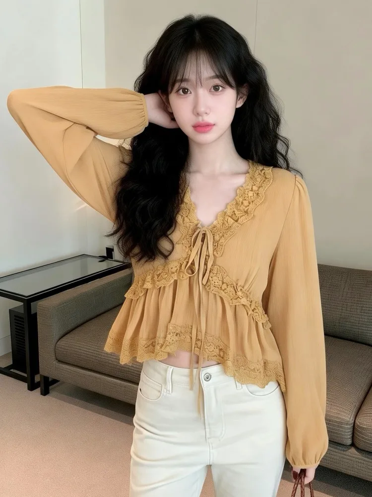 Sexy Pure Desire Floral Long Sleeve High Waist Shirt Korean Style Commute Wind Summer City Walk UV Protection ...
Sexy Pure Desire Floral Long Sleeve High Waist Shirt Korean Style Commute Wind Summer City Walk UV Protection ...
