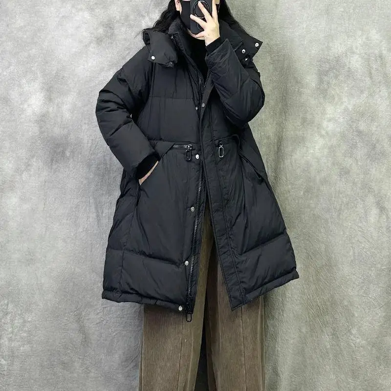 Original High-End Du down Jaet Women's Winter Faion Thi Warm Casual Outerwear Mid-Length Padded Coat Straight Cut
Original High-End Du down Jaet Women's Winter Faion Thi Warm Casual Outerwear Mid-Length Padded Coat Straight Cut