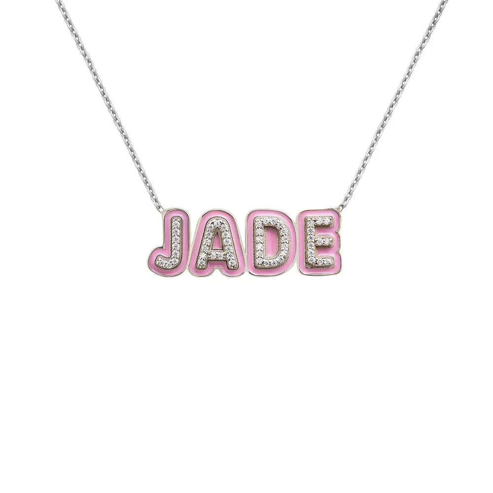 Fashionable Custom Name Zircon Necklace Personalized Colored Enamel Necklace Christmas Cute Gift For Women Anniversary Wedding
Fashionable Custom Name Zircon Necklace Personalized Colored Enamel Necklace Christmas Cute Gift For Women Anniversary Wedding