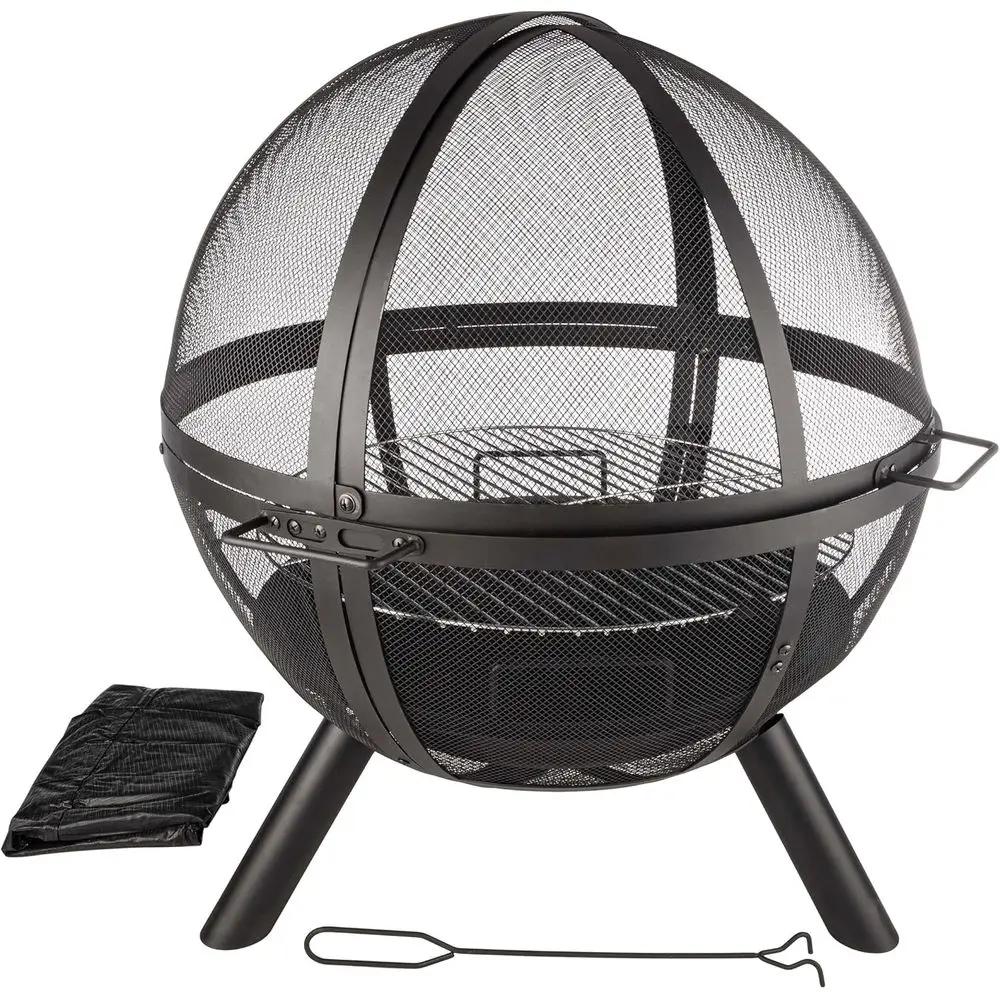 Outdoor ire Pit Sphere - 30” laming Ball ire Pit with Grill or Barbequing - irt Grill Wood ire Pits or Outside Patio Decor by
Outdoor ire Pit Sphere - 30” laming Ball ire Pit with Grill or Barbequing - irt Grill Wood ire Pits or Outside Patio Decor by