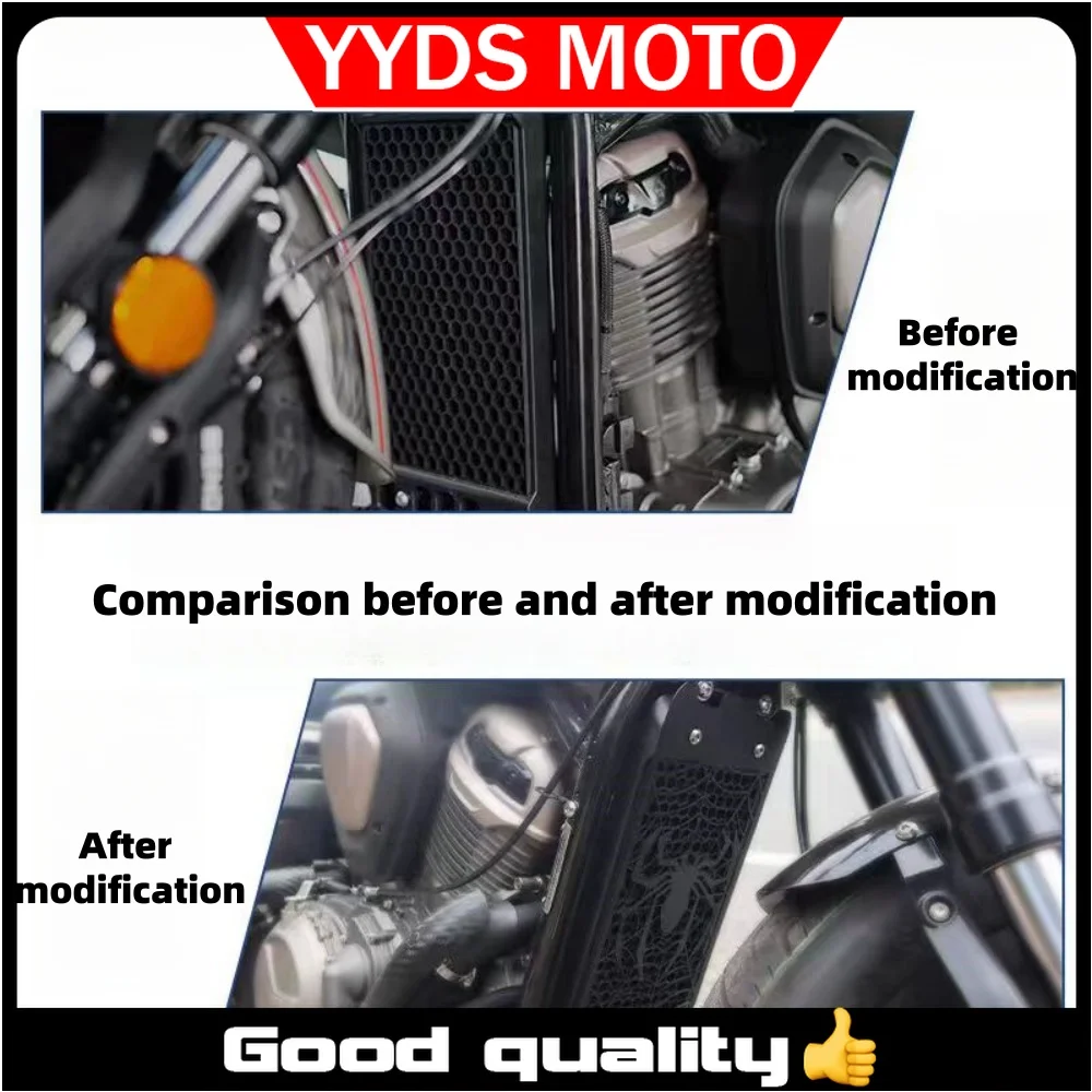 For Bendajingira 500/450 Napoleon 450 modified retro water tank protection net protection plate decorative cover accessories
For Bendajingira 500/450 Napoleon 450 modified retro water tank protection net protection plate decorative cover accessories