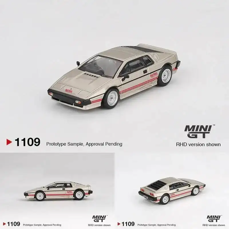 MINIGT в наличии 1109 1:64 Lotus Esprit Turbo Metallic Silver Коллекция игрушек Литая под давлением модель автомобиля
MINIGT в наличии 1109 1:64 Lotus Esprit Turbo Metallic Silver Коллекция игрушек Литая под давлением модель автомобиля