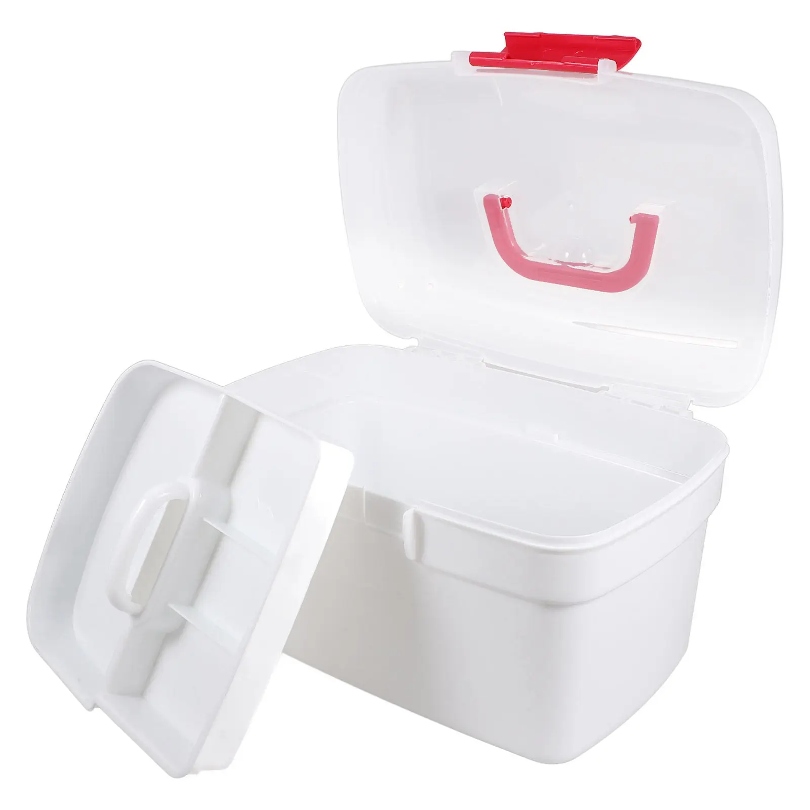 Portable Medicine Storage Box with Handle Plastic Compact Medical Organizer Box for Household Office School Emergency Storage
Portable Medicine Storage Box with Handle Plastic Compact Medical Organizer Box for Household Office School Emergency Storage