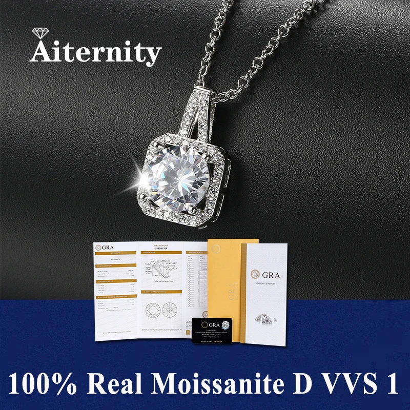 0.5ct-1.0ct VVS1 D Color Moissanite Necklace 925 Soild Sterling Sliver Chain with Certificate Fine Jewelry for Woman Jewelry
0.5ct-1.0ct VVS1 D Color Moissanite Necklace 925 Soild Sterling Sliver Chain with Certificate Fine Jewelry for Woman Jewelry