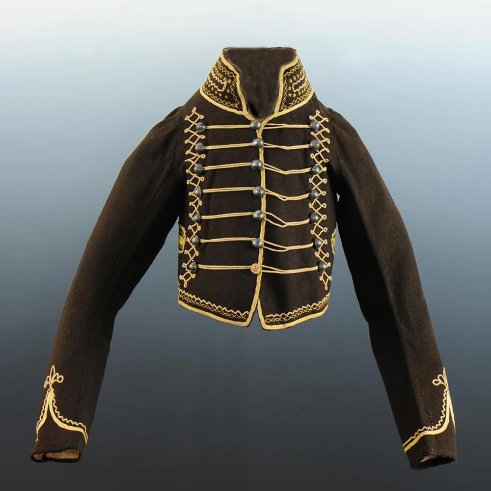Empire Napoleonic Military Hussar Jacket Historical Men's Gothic Steampunk Parade Drummer Coat Civil War Officer Soldier Uniform
Empire Napoleonic Military Hussar Jacket Historical Men's Gothic Steampunk Parade Drummer Coat Civil War Officer Soldier Uniform